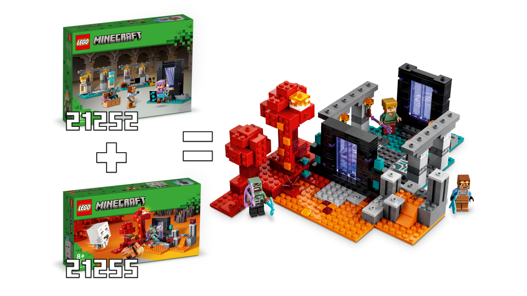 LEGO Minecraft 21252 the armoury combined 1024x576