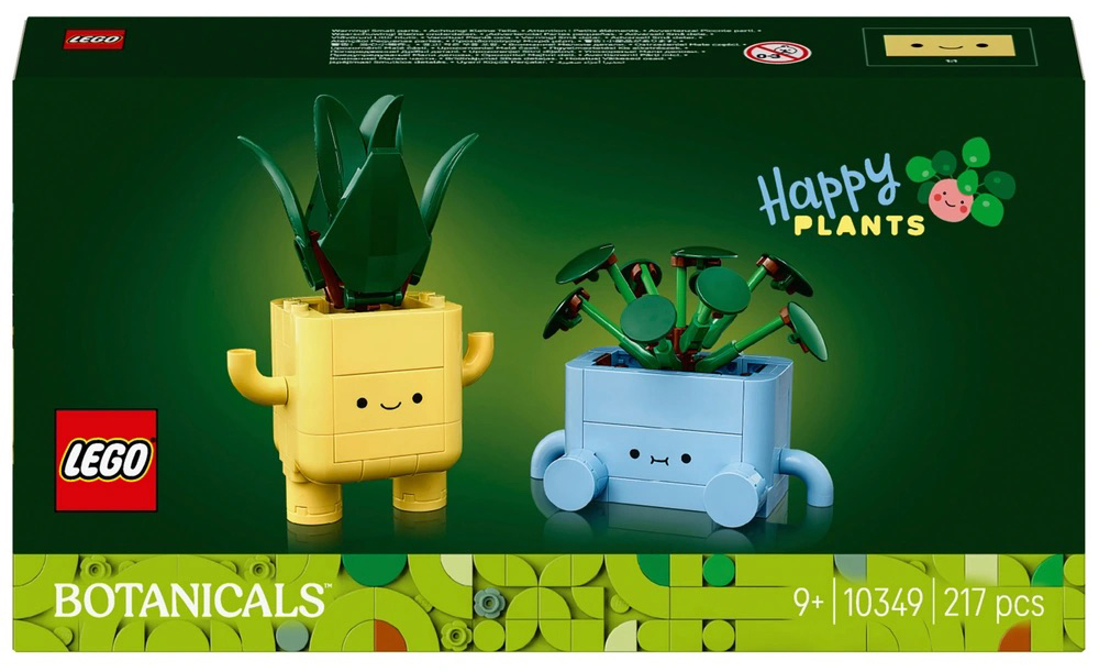LEGO Botanicals 10349 Happy Plants box front