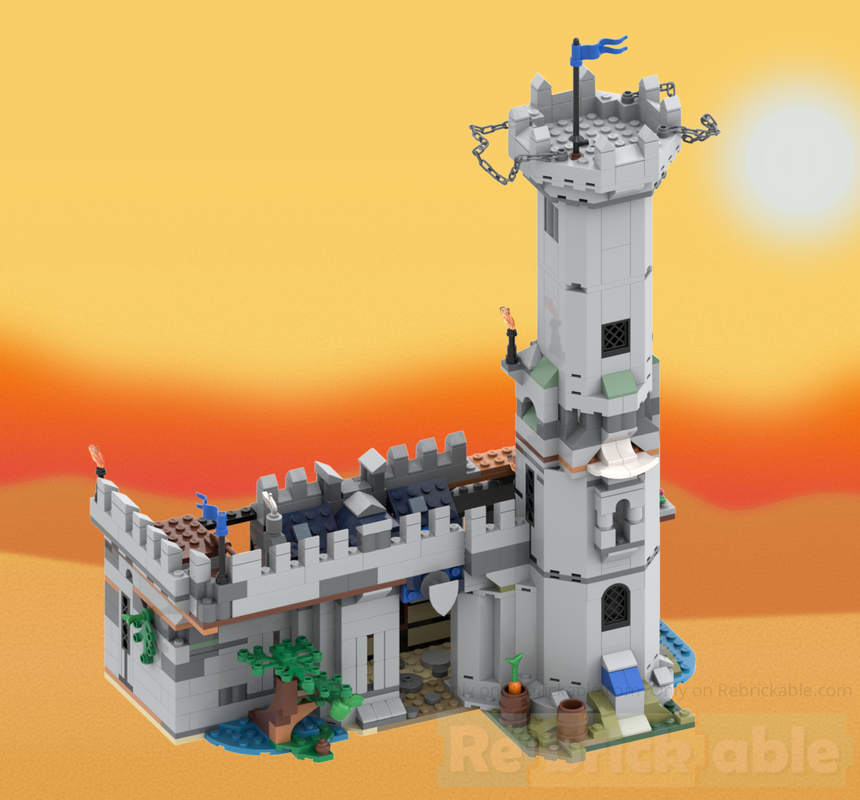 Rebrickable LEGO 31168 Wizard Tower alt build 1