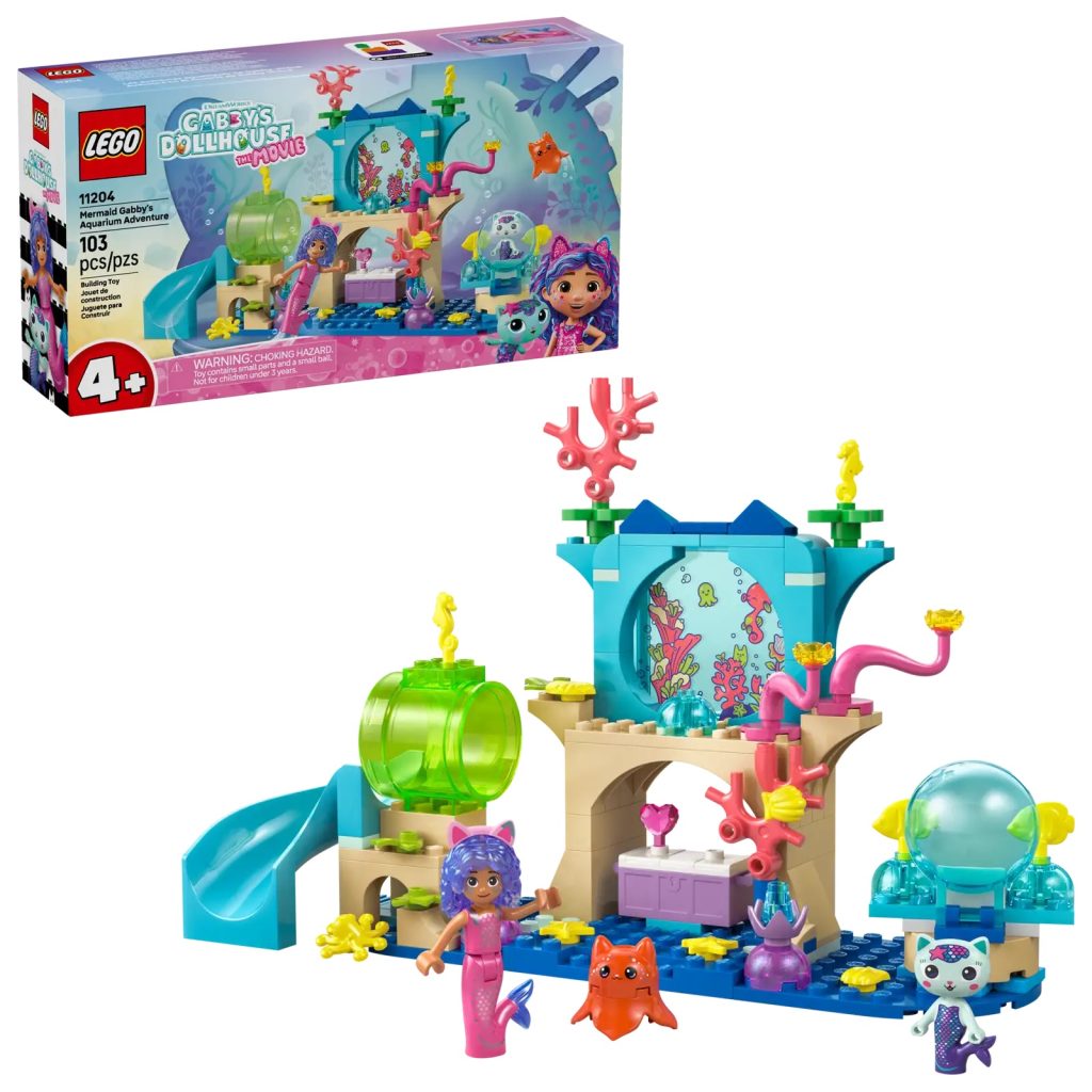 LEGO Gabbys Dollhouse 11204 Mermaid Gabbys Aquarium Adventure 2 1024x1024