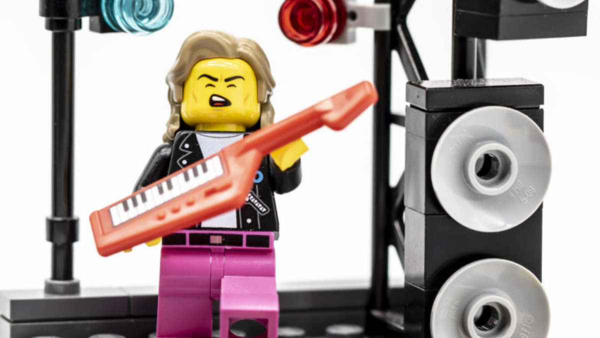 LEGO guitar pedals stomp up money for charity