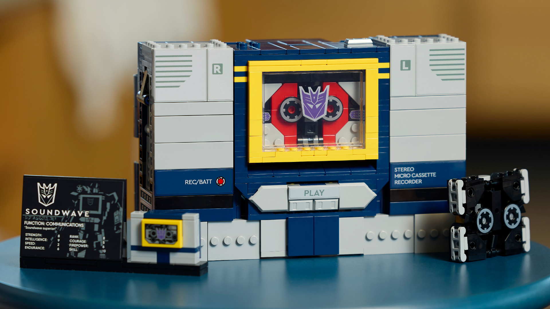 LEGO Icons Soundwave livestream reveals more details and sounds