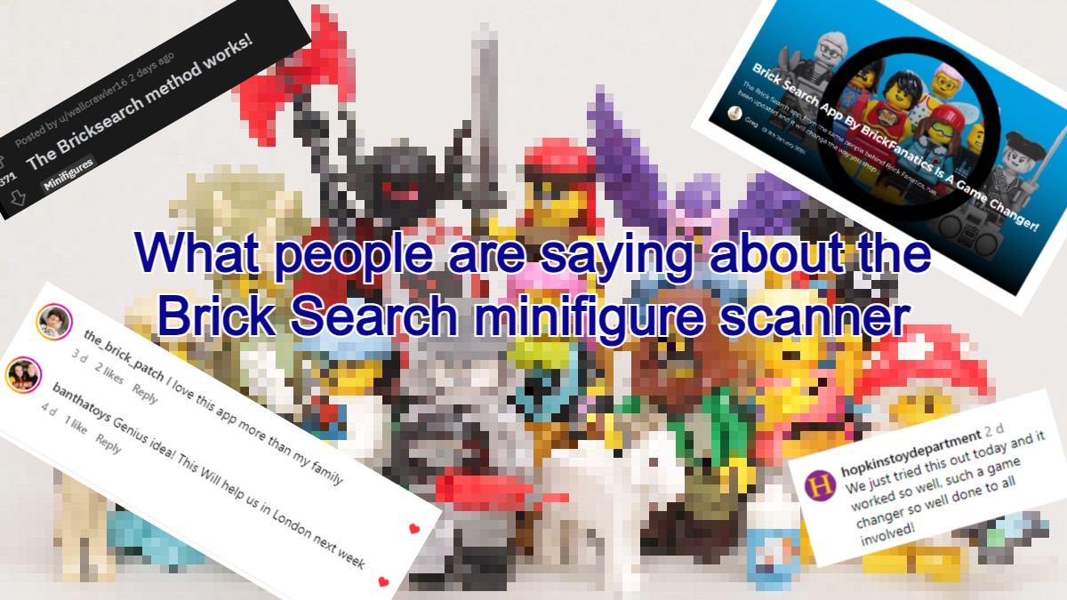 ‘A game-changer’: What people are saying about the Brick Search app’s Series 25 minifigure scanner