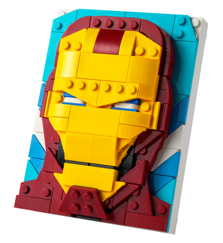 LEGO Marvel Brick Sketches 40535 Iron Man contents