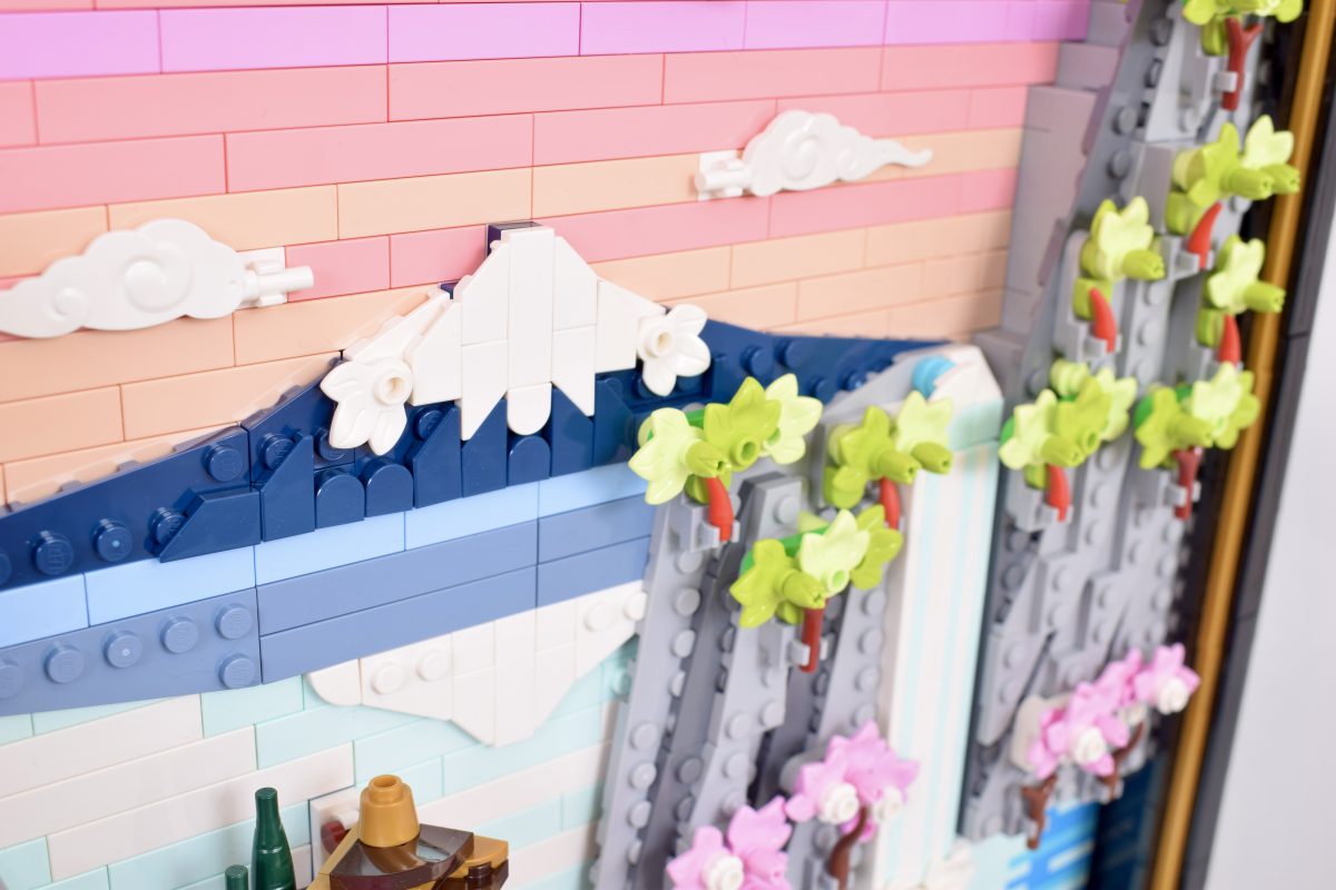 LEGO Art 3128 Japanese Cherry Blossom Landscape review 5 1200x800