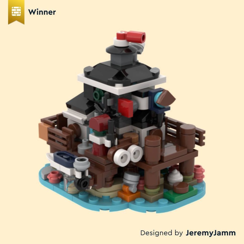 LEGO BrickLink Designer Program Series 3 mini build Harbormasters Office 1024x1024