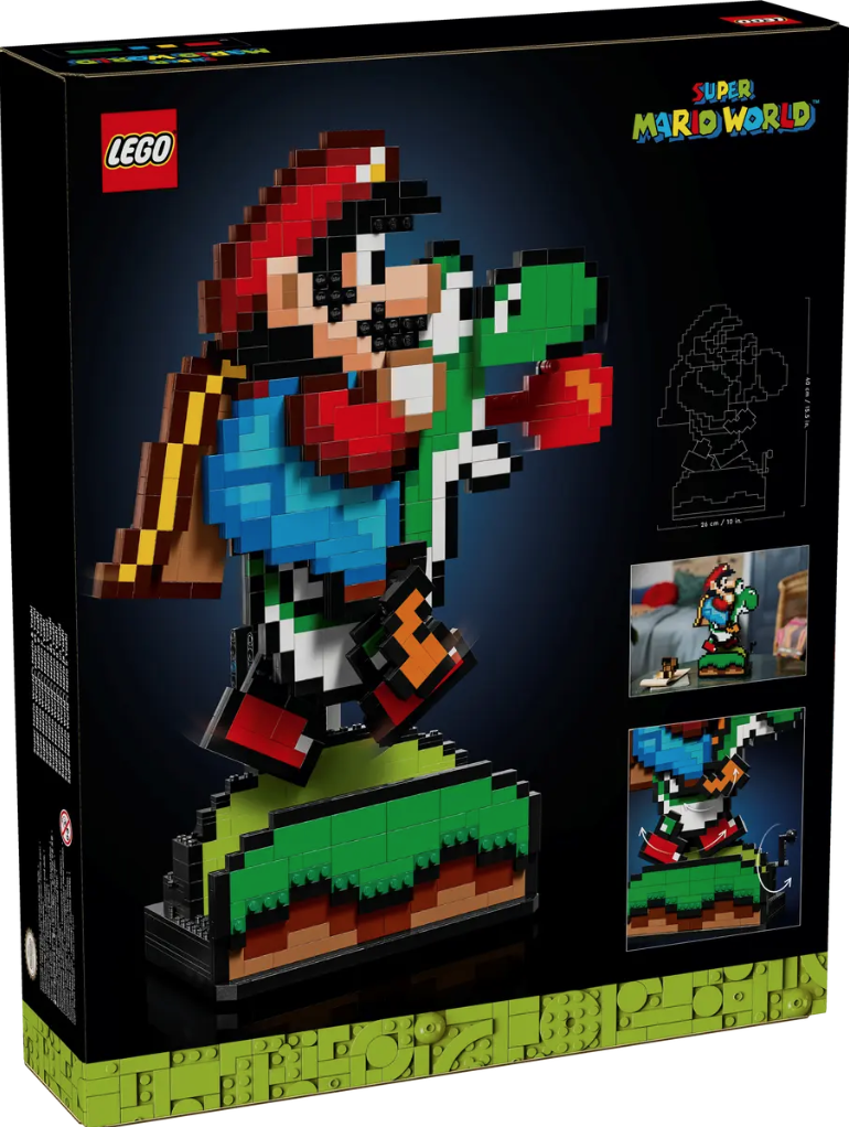 LEGO Super Mario 71438 Super Mario World Mario Yoshi box back