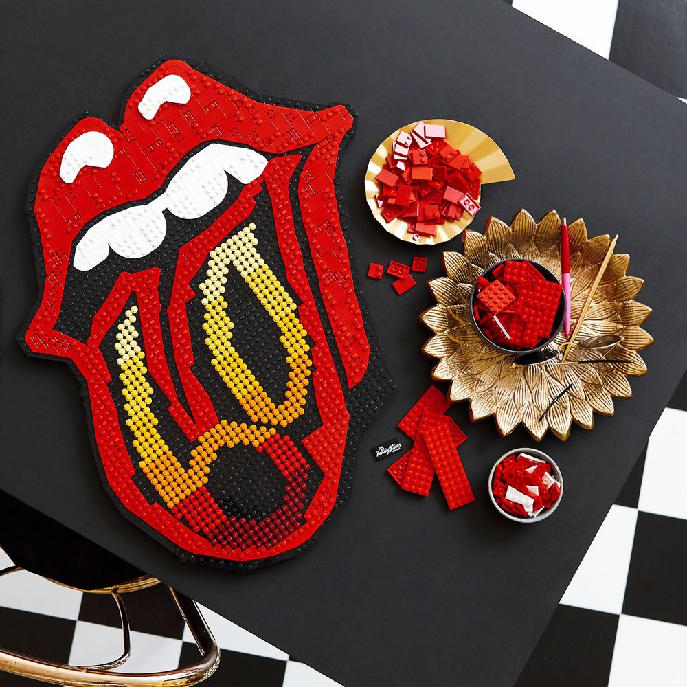 LEGO Art 31206 Rolling Stones lifestyle