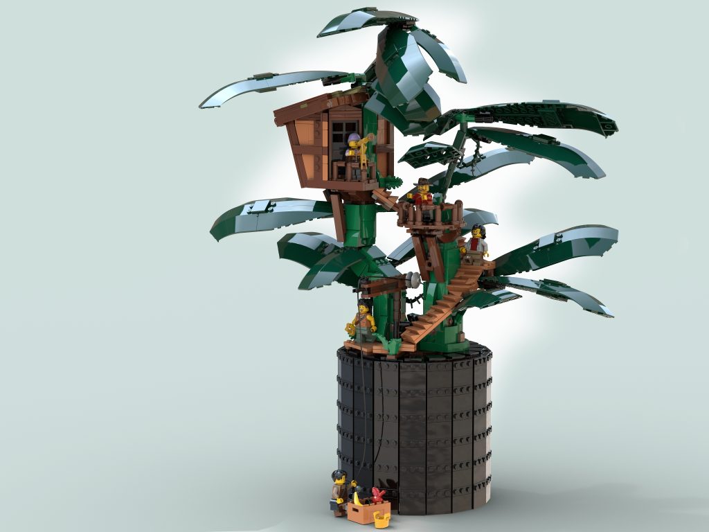LEGO Bricklink designer program series 4 inhabited pot plant made.of .brix  1024x768