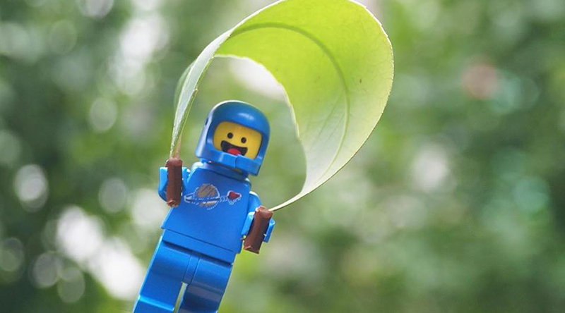 Brick Pic of the Day: Benny flies