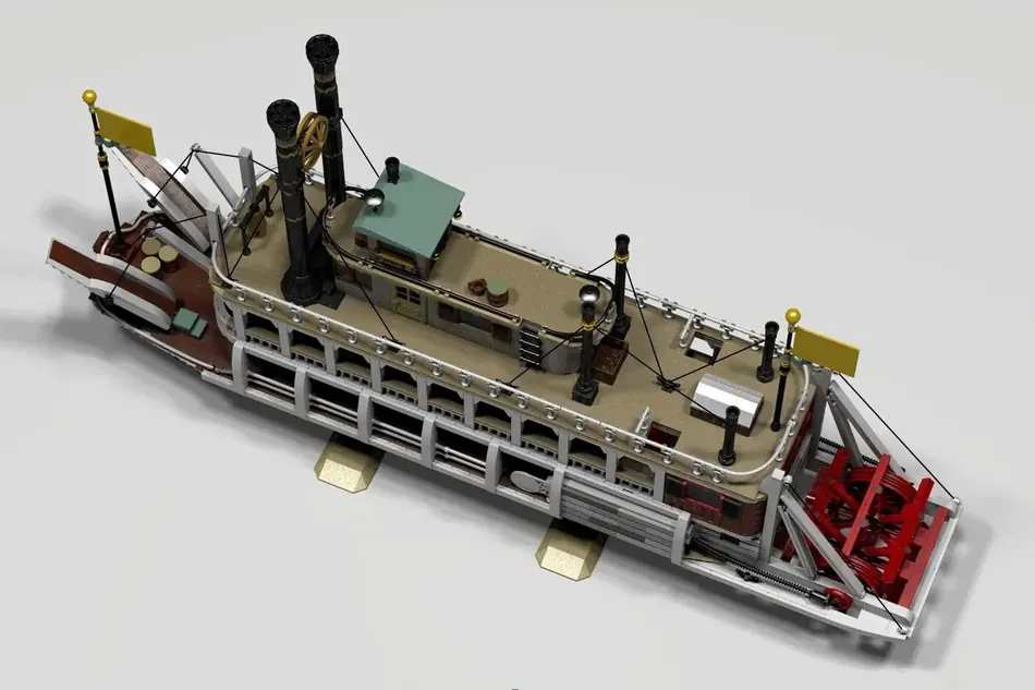 LEGO Ideas Western River Steamboat 3