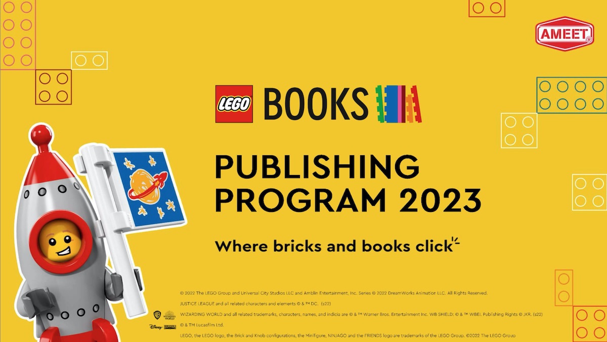 The full line-up of official LEGO books for 2023 has been revealed