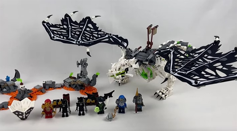 First look at LEGO NINJAGO  71721 Skull Sorcerer's Dragon