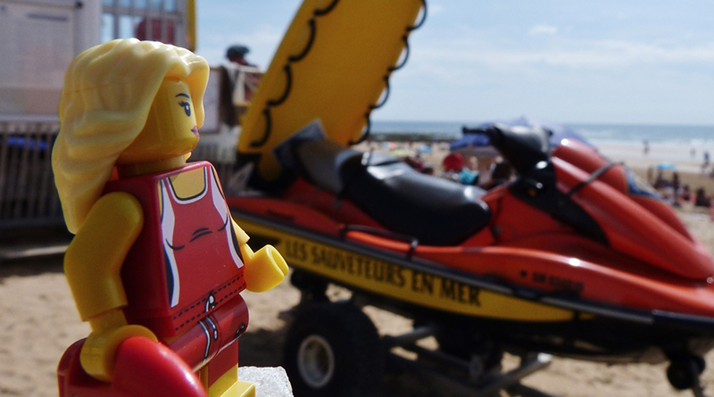 Brick Pic of the Day: Lifeguard duty