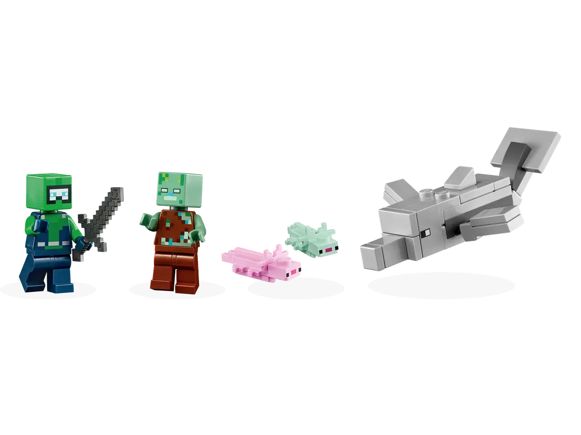 LEGO Minecraft 21247 The Axolotl House 5