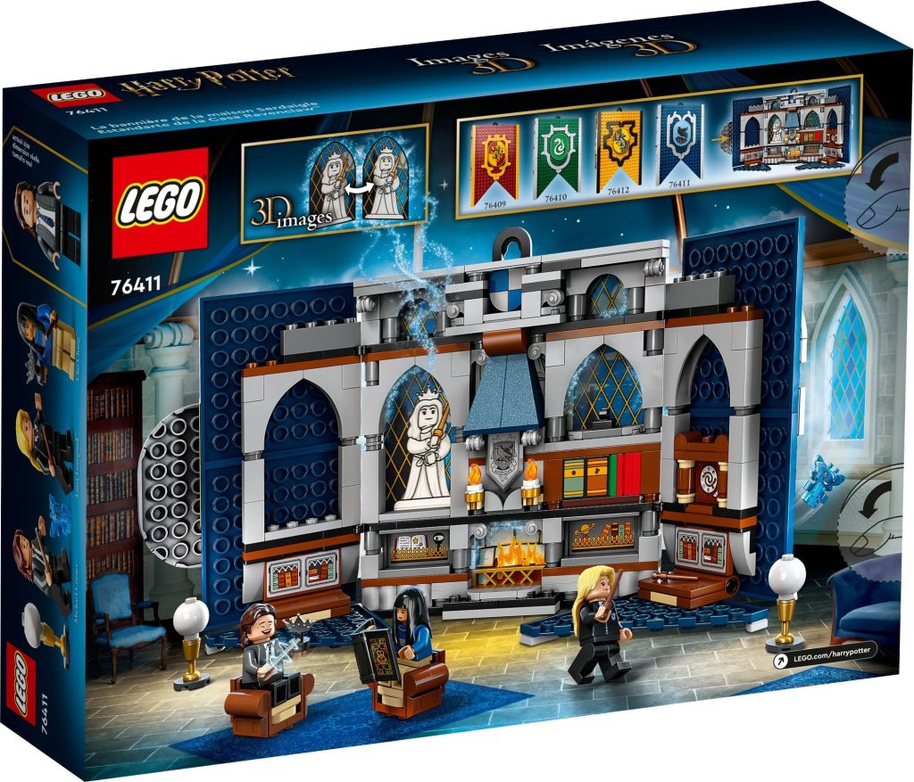 LEGO Harry Potter 76411 Ravenclaw House Banner Box Rear 1024x877