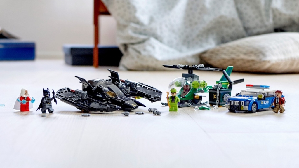 LEGO Batman 76120 Batwing and The Riddler Heist lifestyle featured 1024x576