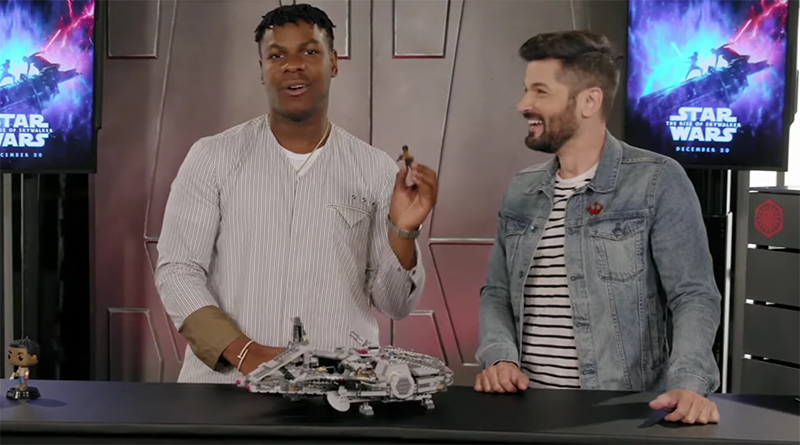 Star Wars star John Boyega declares: “LEGO always impress”