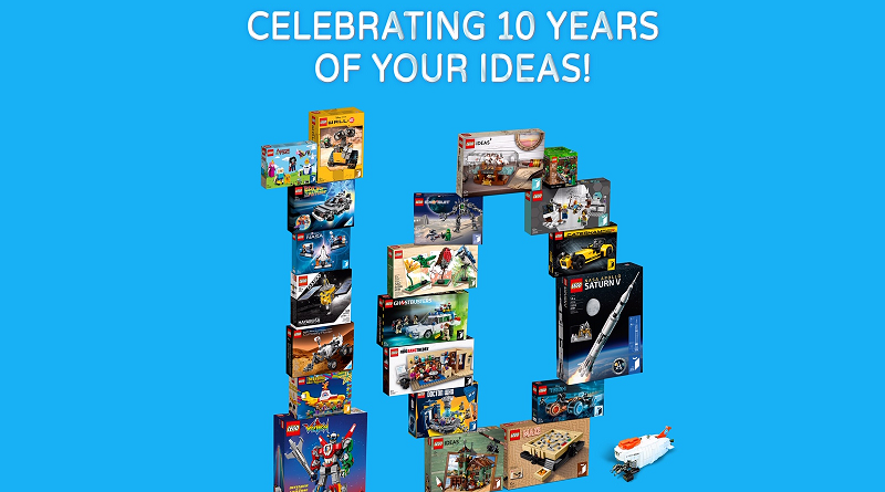 The LEGO Group celebrates 10 years of LEGO Ideas