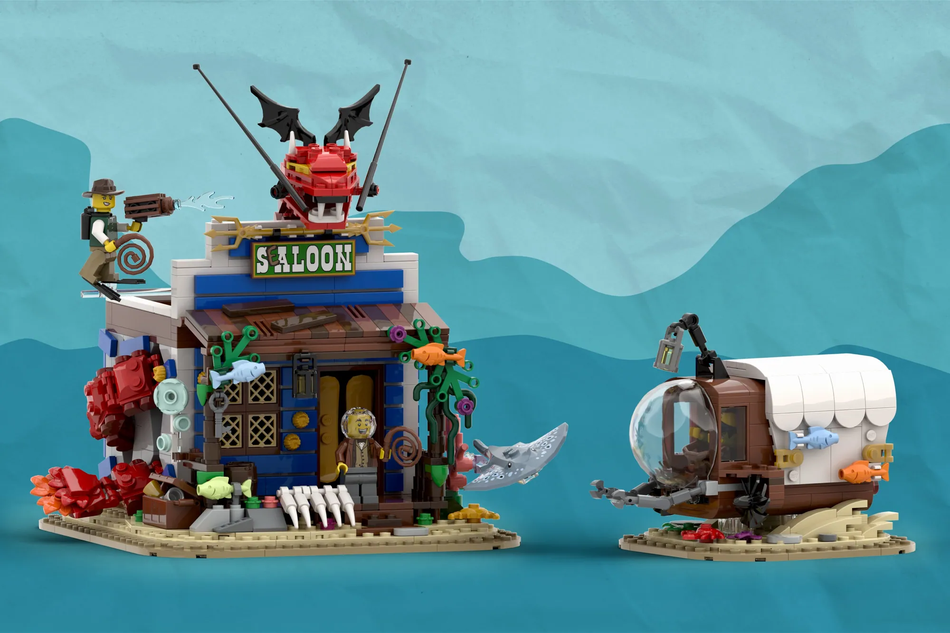 LEGO Ideas Mashup Madness Ocean Cowboys