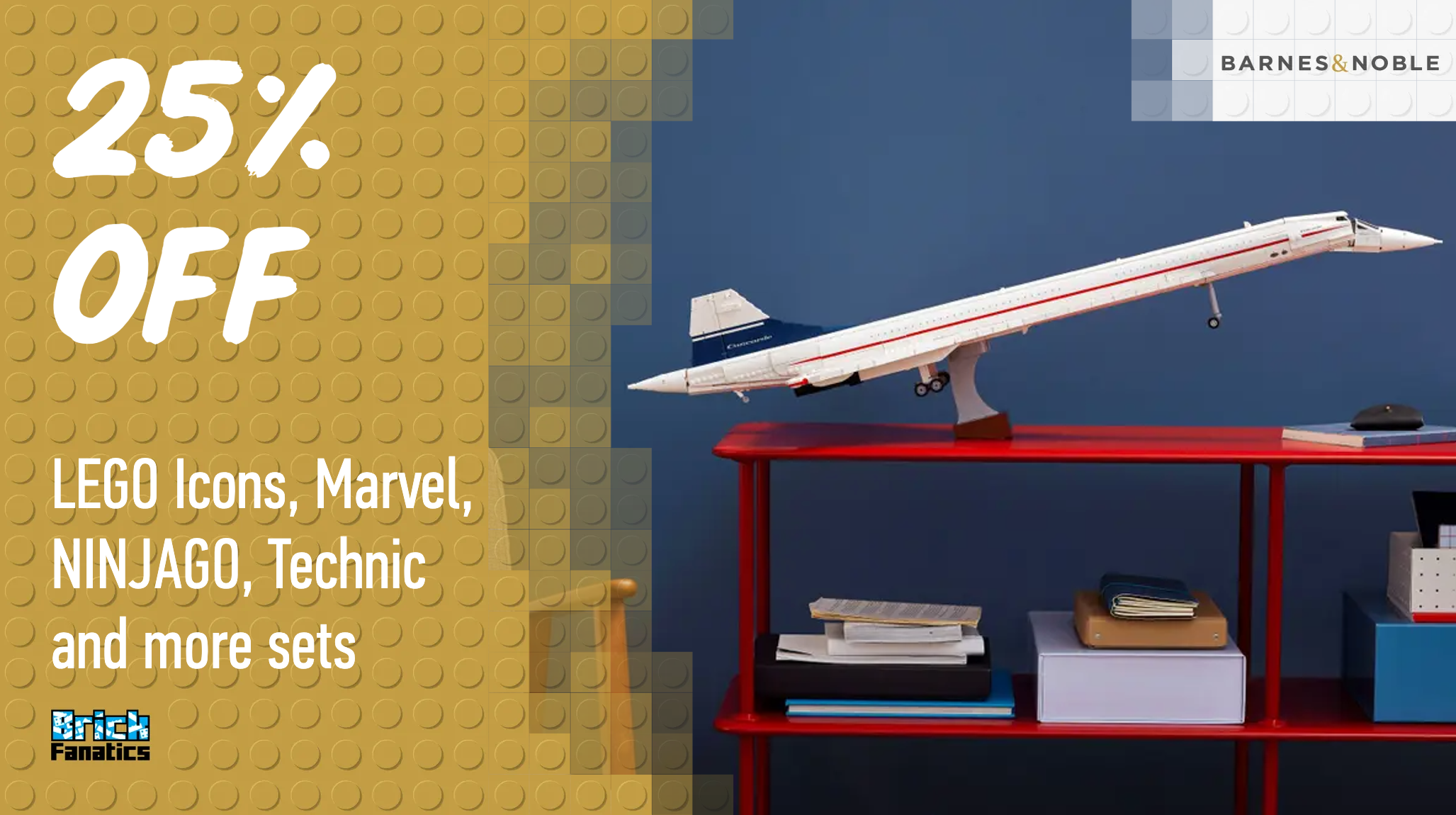 New LEGO sale at Barnes & Noble includes 25% off Concorde