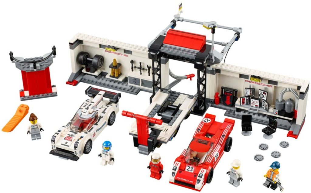 75876 Porsche 919 Hybrid and 917K Pit Lane Speed Champions 1024x635