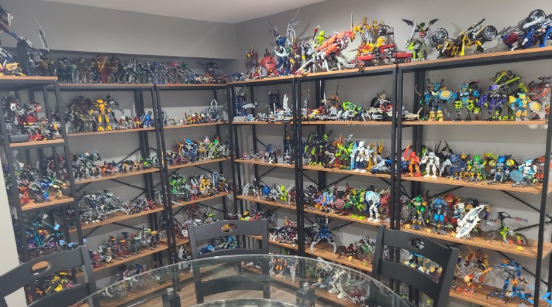 Look at this insane LEGO BIONICLE collection