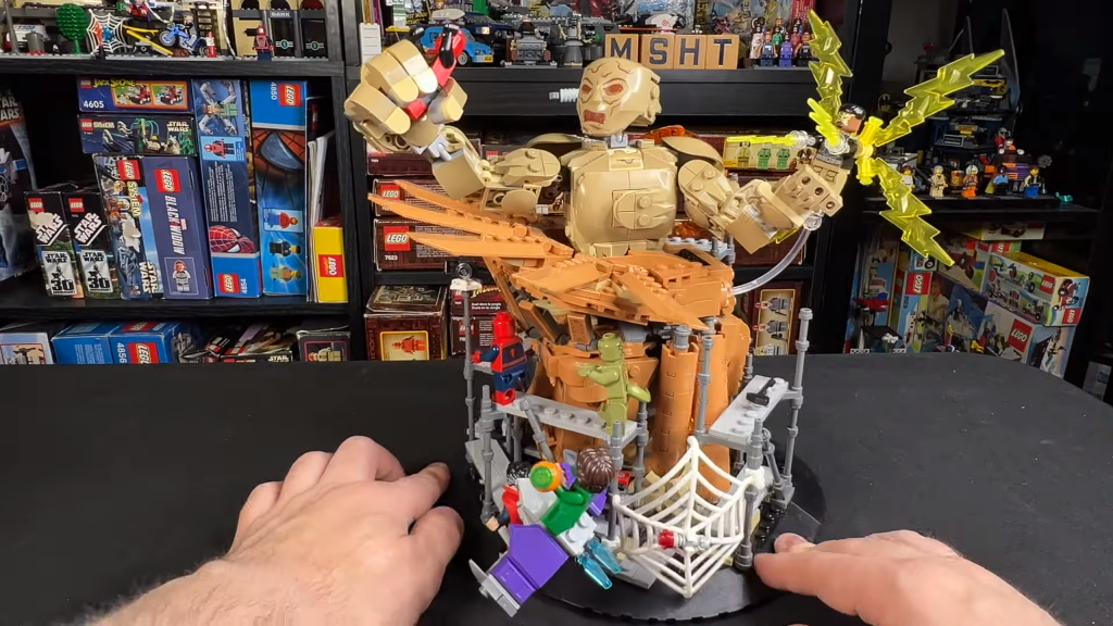 lego marvel 76161 spider man final battle 76280 sandman final battle combined minisuperheroestoday video 1 6 1024x576