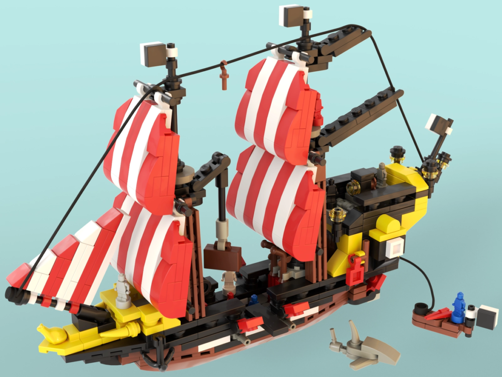 LEGO Ideas microscale Black Seas Barracuda 1024x768