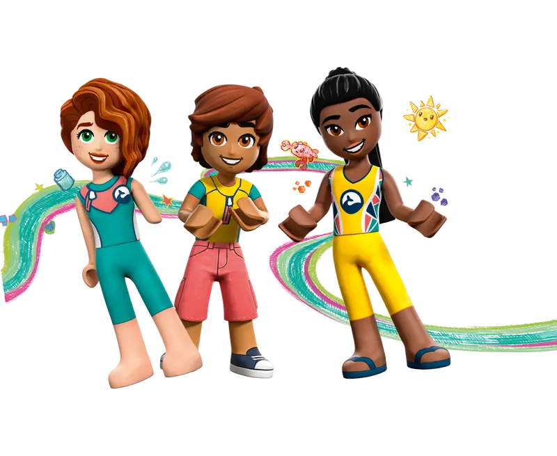 LEGO 41736 Sea Rescue Center Mini Dolls