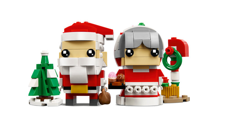 LEGO BrickHeadz 40274 Mr & Mrs Claus and 40273 Thanksgiving Turkey available now