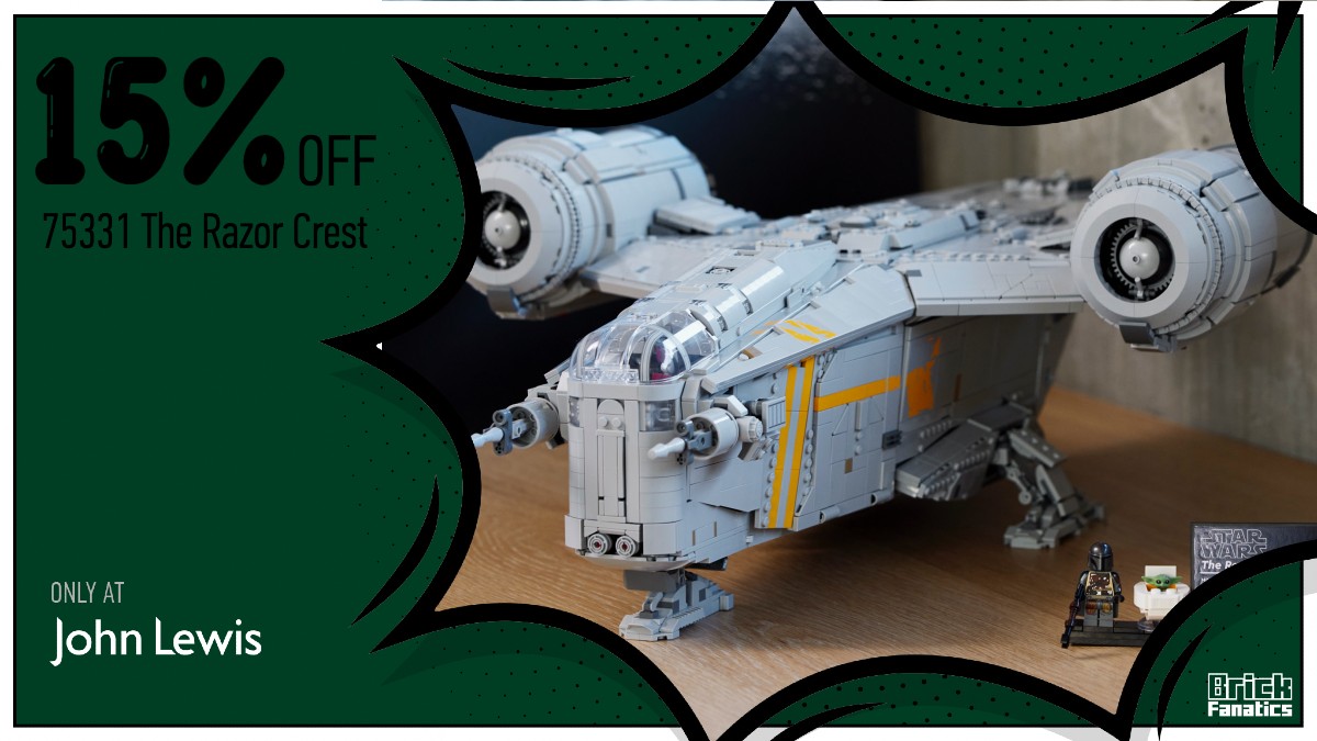 Save a huge £78 on 75331 The Razor Crest at John Lewis