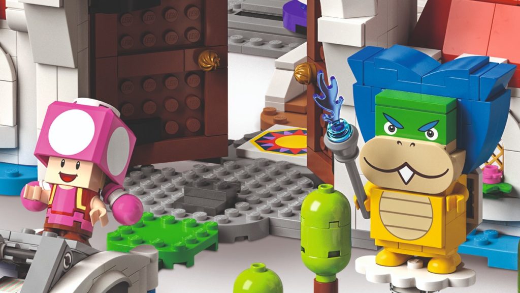 LEGO Super Mario 71408 Princess Peachs Castle lobby 1024x576