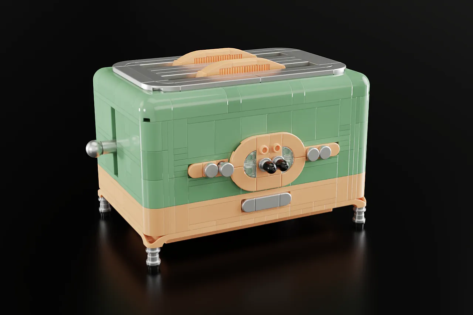 LEGO Ideas Vintage Toaster 2