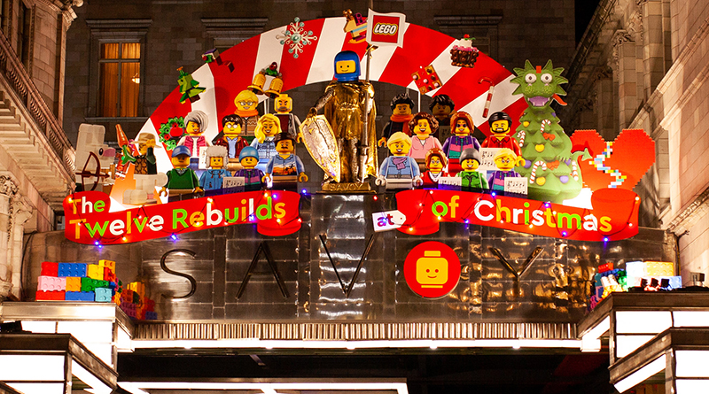 LEGO and The Savoy present the Twelve Rebuilds of Christmas