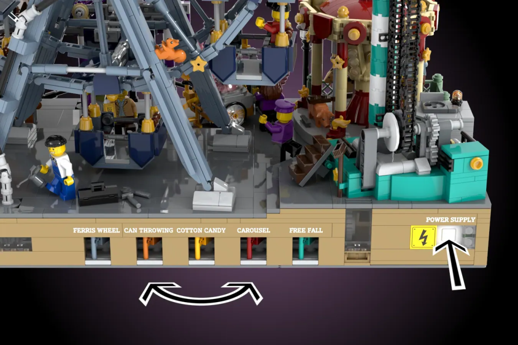 LEGO Ideas working modular fairground 3 1024x683