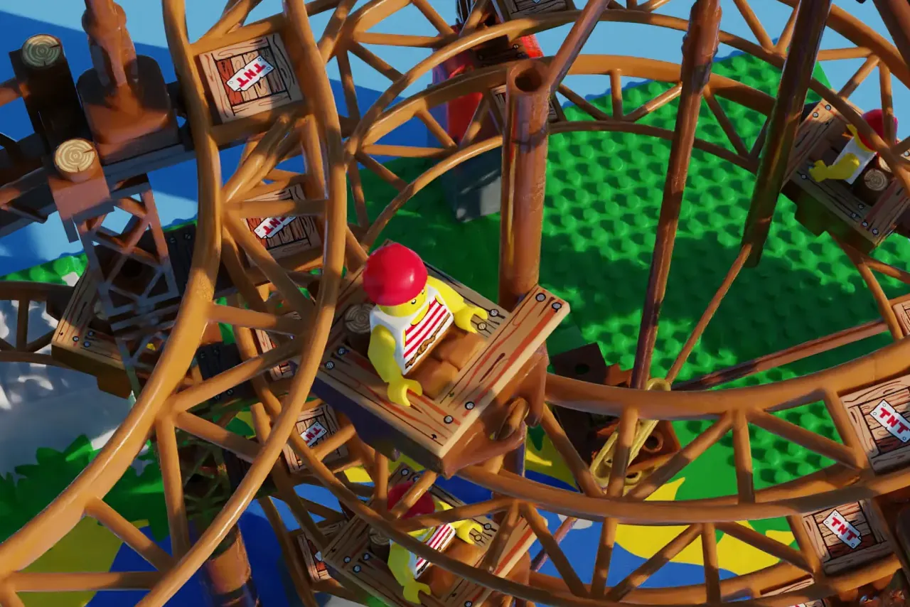 LEGO Ideas Double Helix Coaster 5