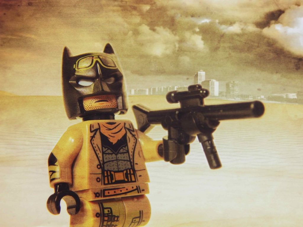 Brick Pic of the Day: Parademons, beware trenchcoat Batman