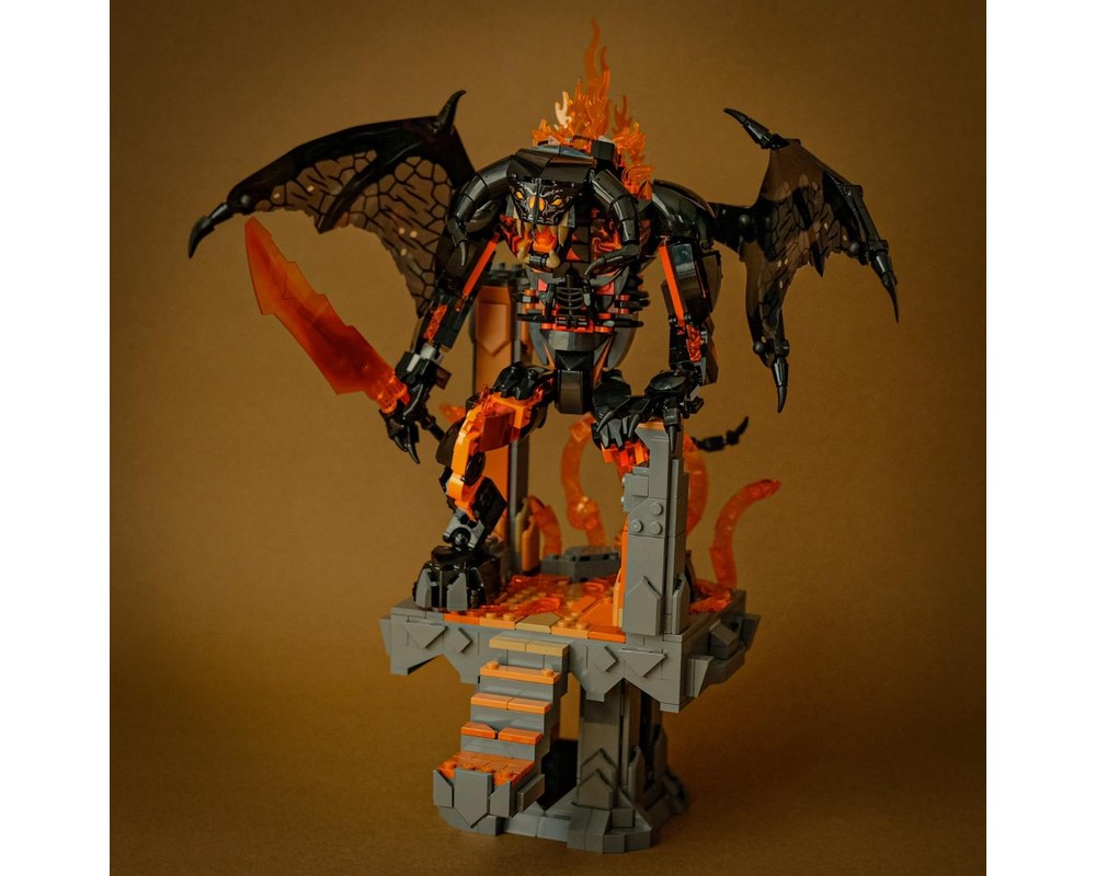 REBRICKABLE LEGO Balrog upgrade 2