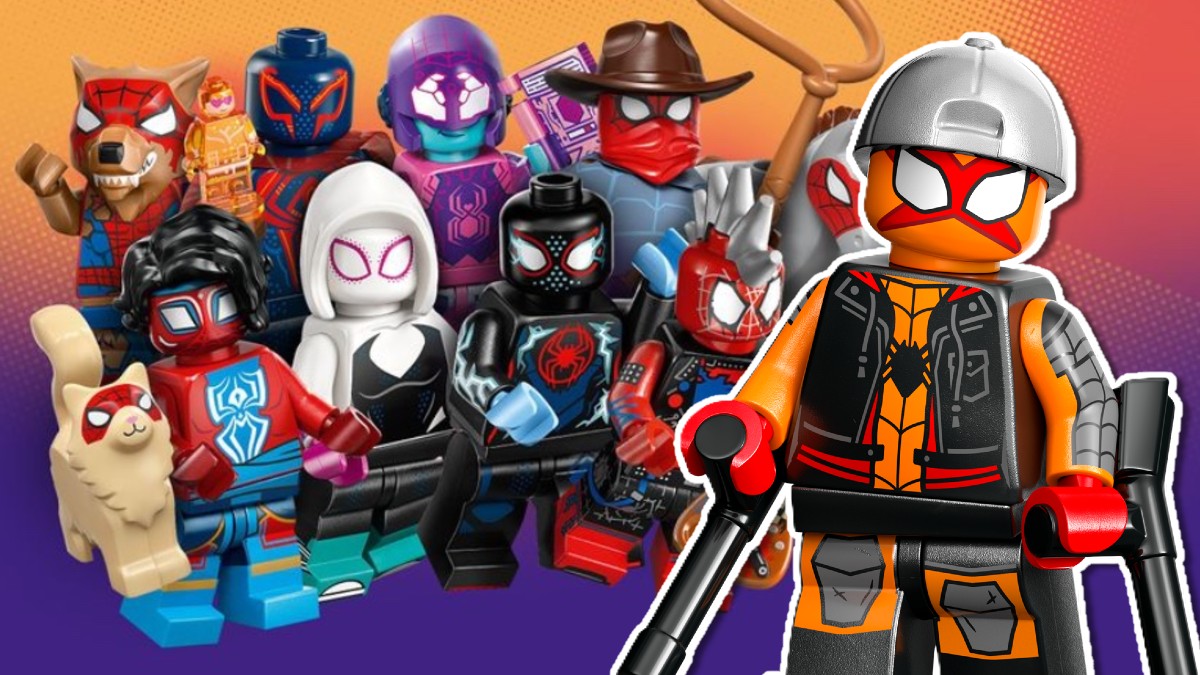 The Spidersona star of the LEGO Spider-Verse minifigures