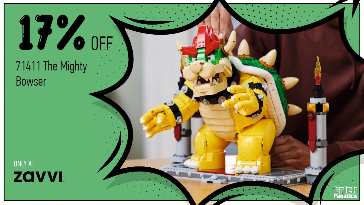 Zavvi roars in with huge sale on LEGO Super Mario 71411 The Mighty Bowser