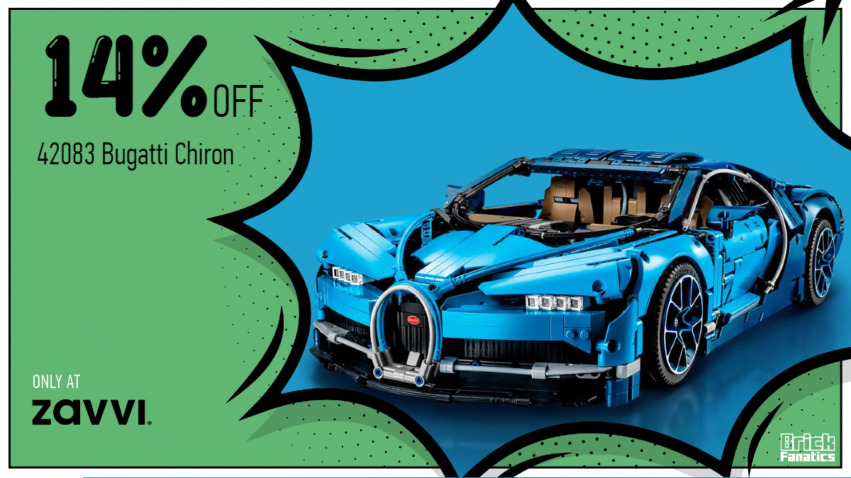 Save on LEGO Technic 42083 Bugatti Chiron in Zavvi LEGO sale