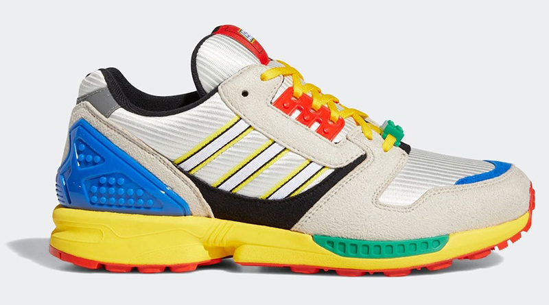 Here's a closer look at those LEGO Adidas trainers