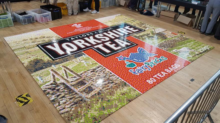 Yorkshire Tea Inspired LEGO Mosaic