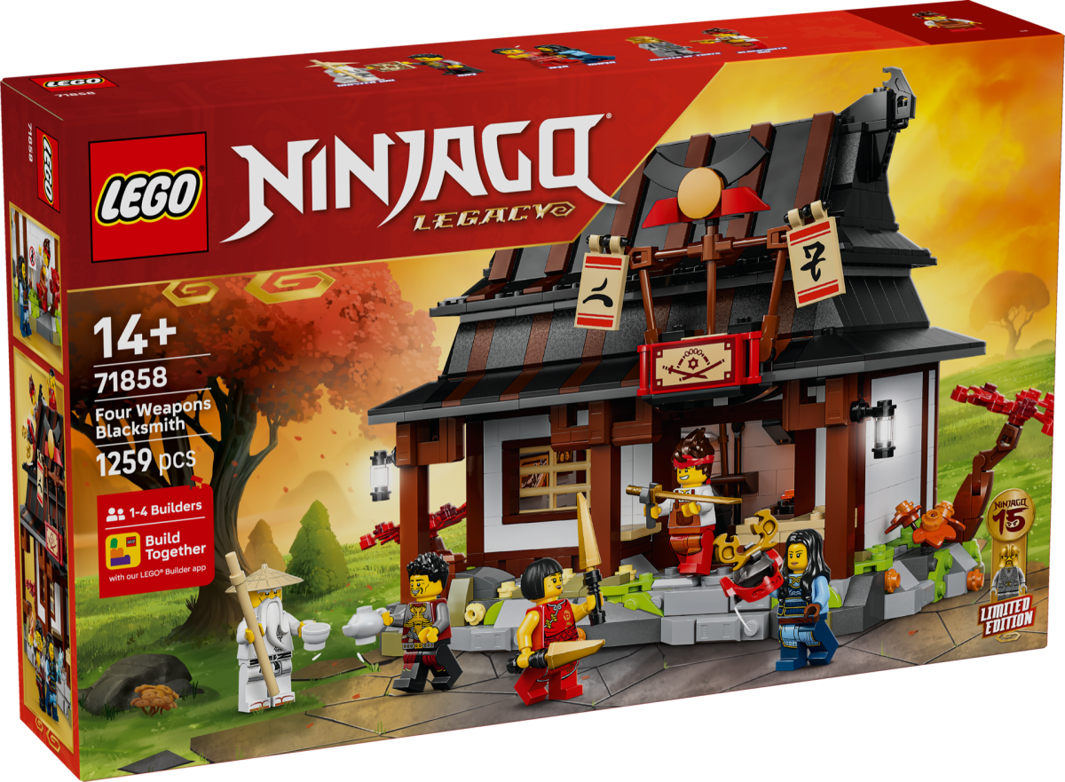 LEGO NINJAGO 71858 Four Weapons Blacksmith 15th Anniversary 4 1200x881