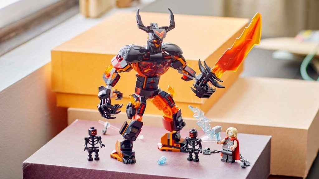 LEGO Marvel 76289 Thor vs. Surtur Construction Figure 1024x576