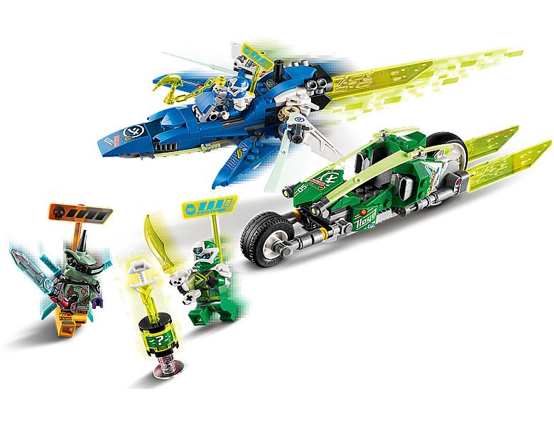 LEGO NINJAGO 71709 Jay and Lloyds Velocity Racers 3