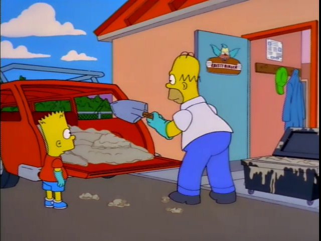 Simpsons Lard of the Dance grease