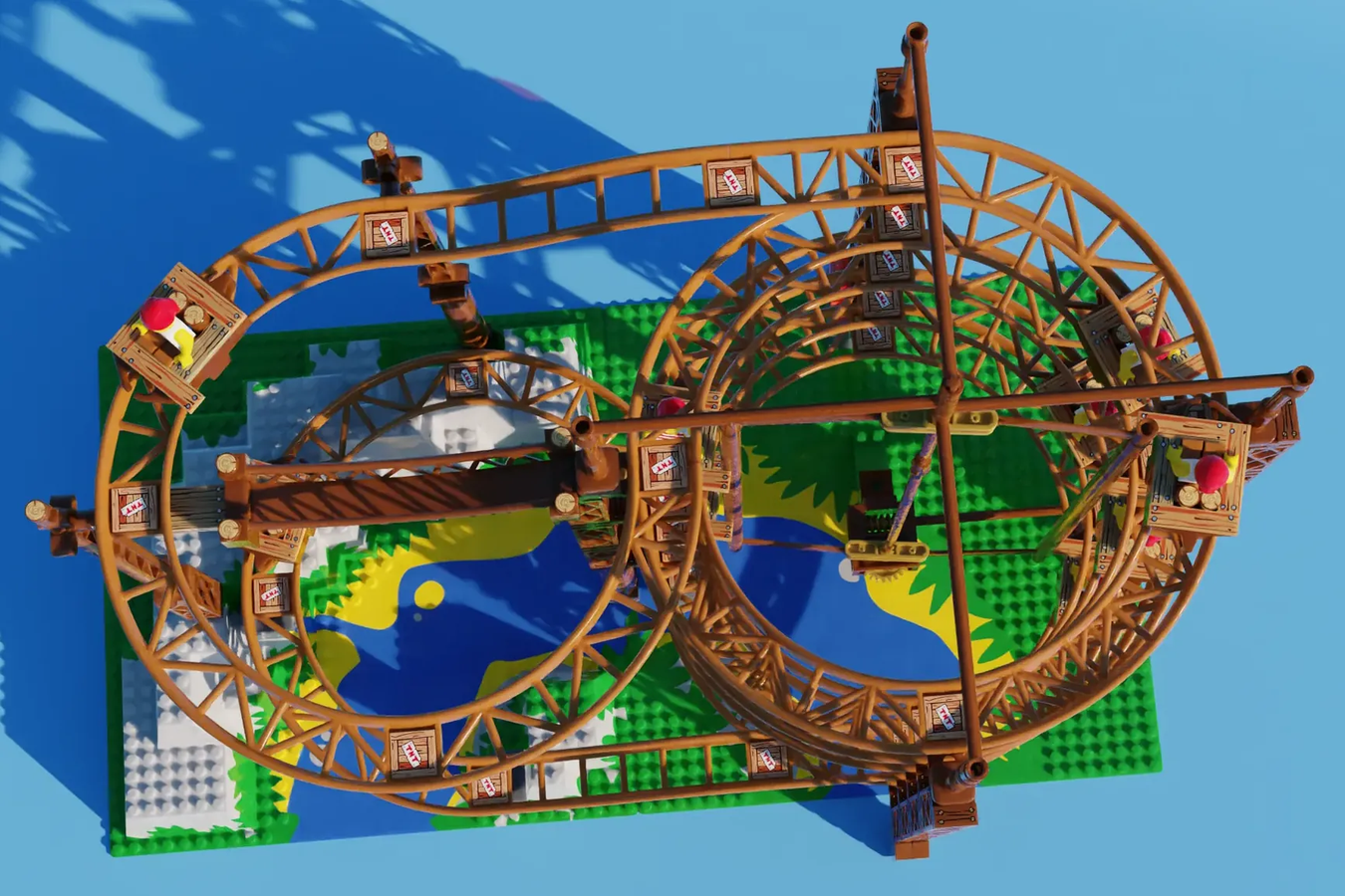 LEGO Ideas Double Helix Coaster 6