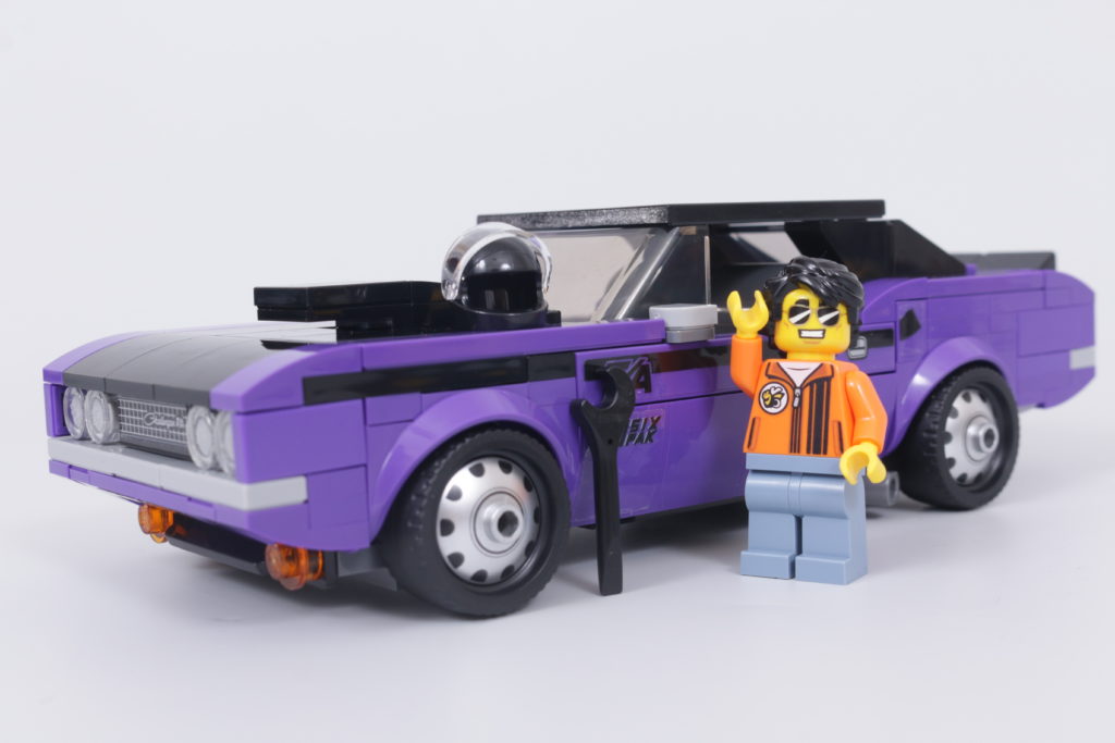 LEGO Speed Champions 76904 Mopar DodgeSRT Top Fuel Dragster and 1970 Dodge Challenger TA review 15